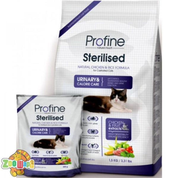 PROFINE Sterilised 2 кг, курица и рис для кастриров. (170563/7671), (1111145729)