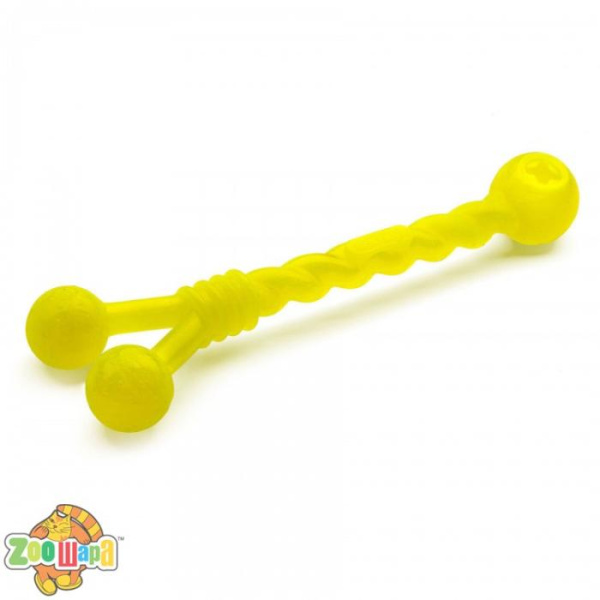 Comfy Іграшка Comfy для собак Mint Dental Twister для чищення зубів флюорисцентна гума жовта 30см арт.113562 (113562*****), (1111140310)