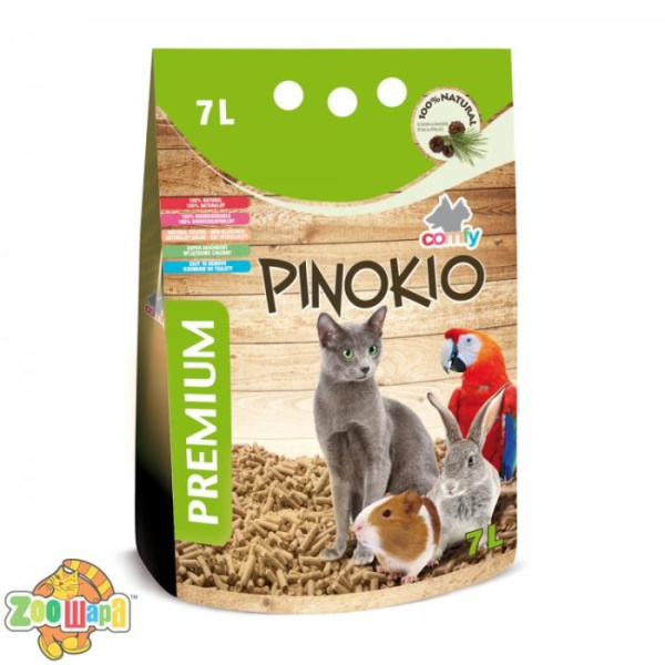 Comfy Наполнитель древесный PINOKIO COMFY 7L (112161), (1111137300)