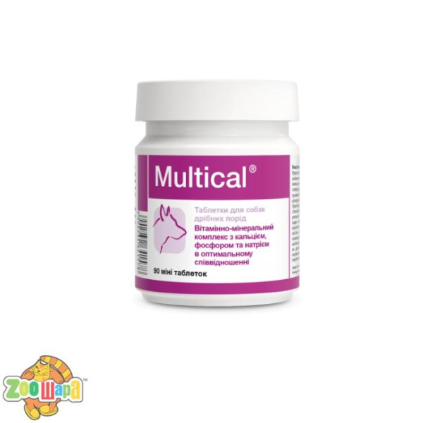 Dolfos Мультикаль МИНИ (1т / 2 кг), 90 таблеток для собак