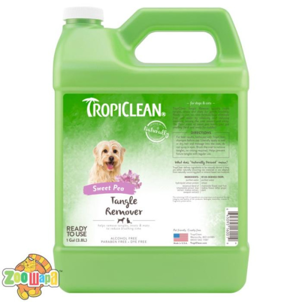 TropiClean Засіб Tangle Remover, для розплутування колтунів, 3,8 л