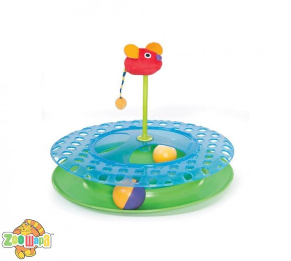 Outward Hound Petstages Іграшка для котів Петстейджес Трек з м'ячиком для ласощів ІІ (pt736)