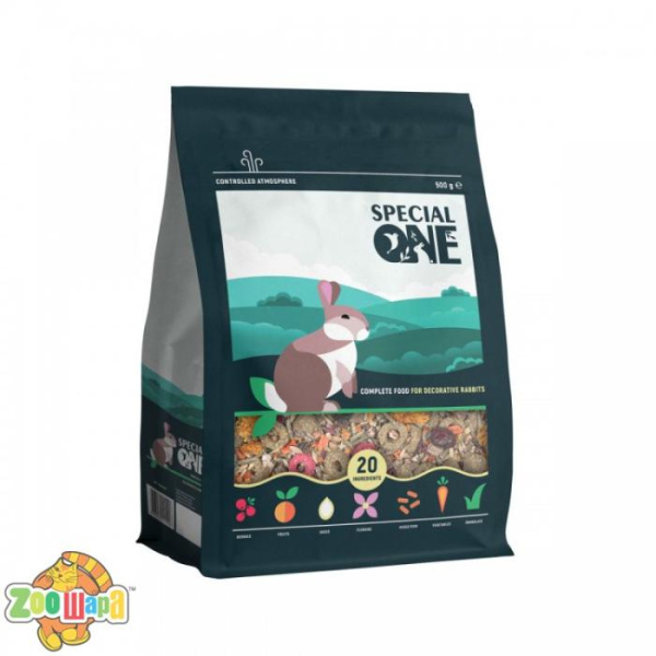 Speciаl One Полнорационный корм для декоративных кроликов, 500 г (PR242120), (1111164479)