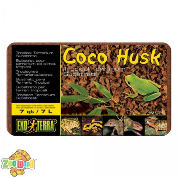 ExoTerra Наполнитель Кокосовая стружка 7л (PT2775), (1111121220)