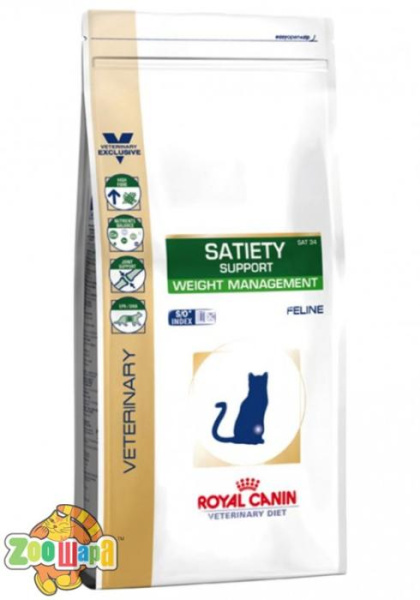 Royal Canin (Роял Канин) Сухой корм для кошек с избыточным весом SATIETY WEIGHT MANAGEMENT FELINE 1,5кг