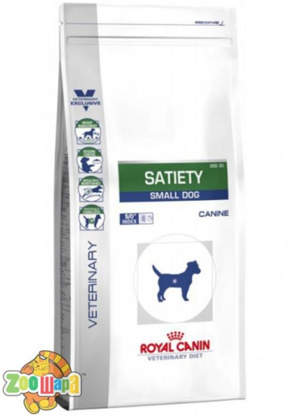 Royal Canin (Роял Канин) Сухой корм для собак мелких пород склонных к полноте SATIETY SMALL DOG 1,5кг