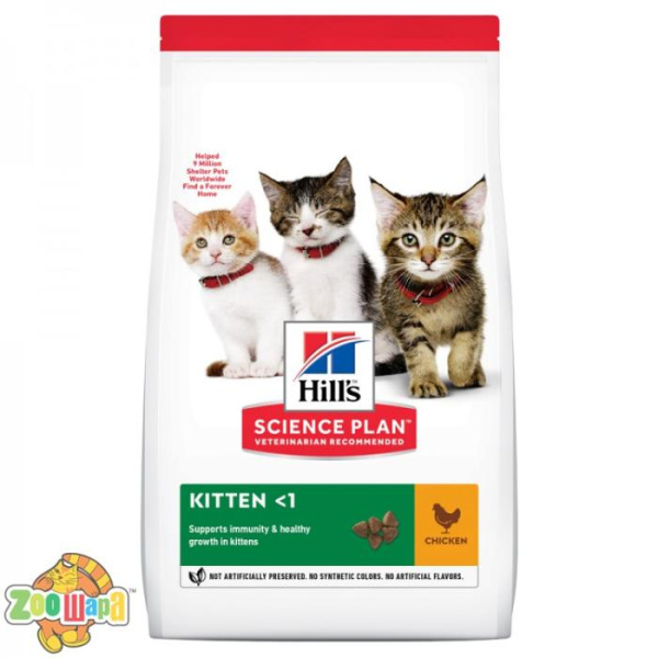Hill's SCIENCE PLAN Kitten Сухий Корм для Котенят з Куркою - 1,5 кг