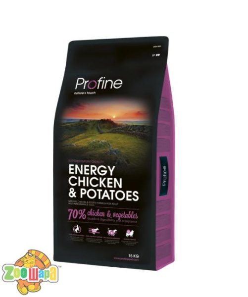 PROFINE Energy Chicken 3 кг, курица для соб с повыш.нагрузкой (170544/7480), (1111145700)
