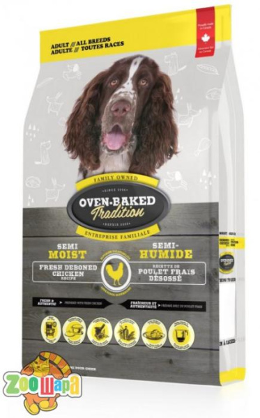 Oven-Baked Tradition Canada. Holistic - полувлажный корм для собак со свежего мяса курицы 2,27 кг