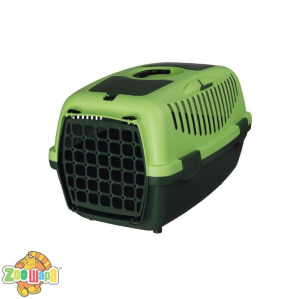 Trixie Переноска для собак Capri 2 (размер XS-S: 37х34х55 см, до 8 кг) темно-зеленый / светло-зеленый (39824), (1111143270)