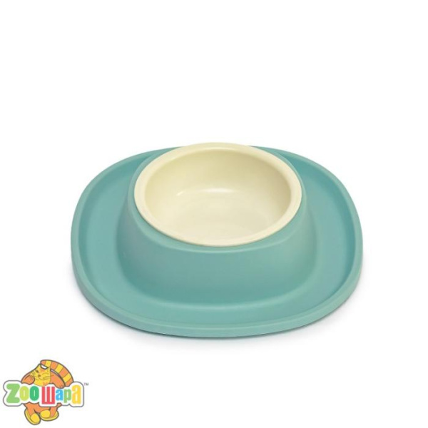 Georplast Миска пластикова з м'яким ковриком Soft Touch, 20x20x3,5 см