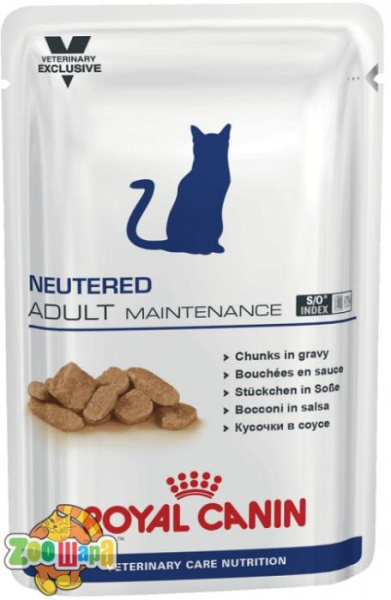 Royal Canin (Роял Канин) Консервы (пауч) для  кастрированных котов с момента операции до 7 лет NEUTERED ADULT MAINTENANCE 100г