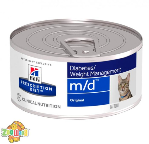 Hill's PRESCRIPTION DIET m/d Вологий Корм для котів - 156 г