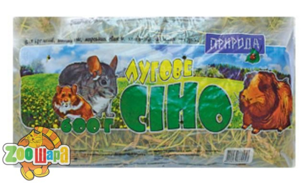 Природа Сено луговое для грызунов 600 г. (PR740068), (1111132200)