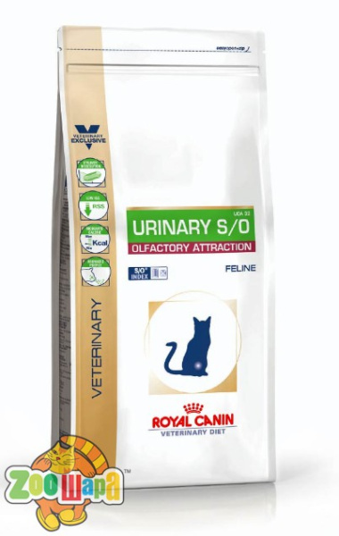 Royal Canin (Роял Канин) Сухой корм для кошек при заболевании дистального отдела мочевыделительной системы URINARY FELINE OLFACTORY ATTRACTION 400г