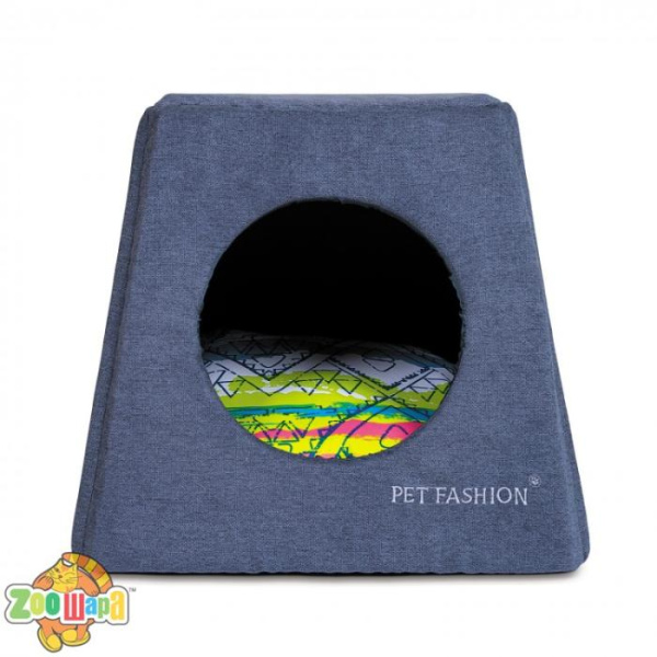 Природа Дом-лежак "THE MOOD" джинс (36см x 36см x 34см)