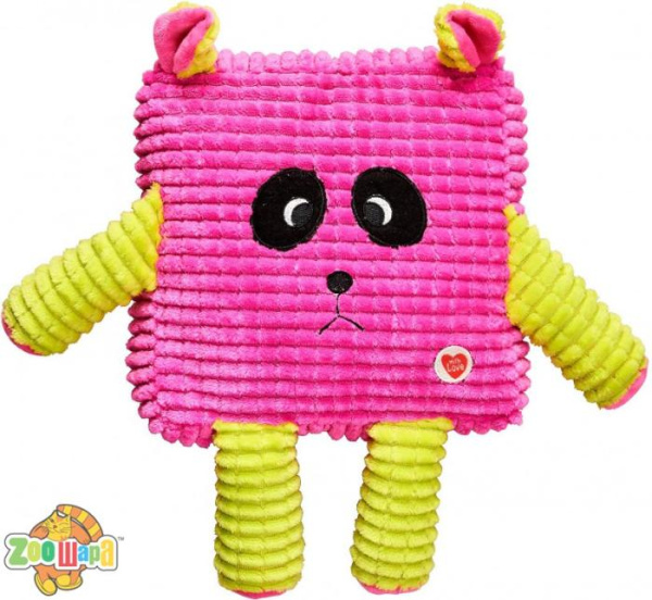 Gimpet Іграшка GimDog для собак Мордочки Кадлі Кьюбс рожевий тканина 30см арт.80744 роз. (G-80744 роз.), (1111160372)