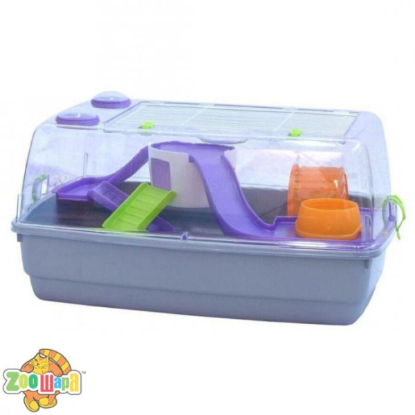 Fop Клетка для грызуновBERNIE DELUXE 53*38*25,5 укомплект.пластик (20070270), (1633)