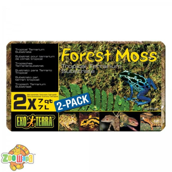 ExoTerra Наповнювач Лісовий мох для рептилій 500гр, арт PT3095 (PT3095), (1111122341)