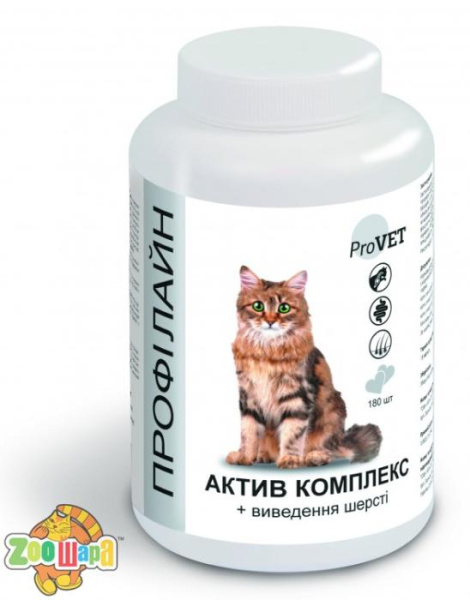 Природа ПРОФІЛАЙН для котів  АКТИВ КОМПЛЕКС + виведення шерсті арт. PR241873 (PR241873), (1111163222)