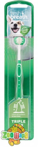TropiClean Зубна щітка Tripleflex, для собак малих порід