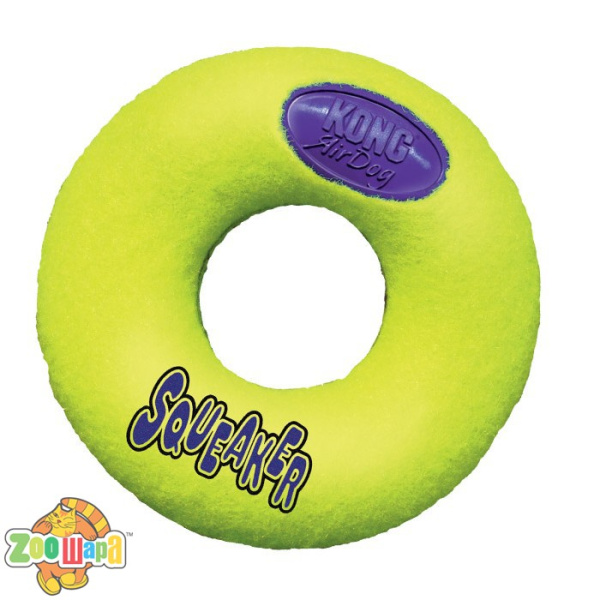 KONG Іграшка KONG AirDog® Squeaker Donut повітряна пискавка пончик - M