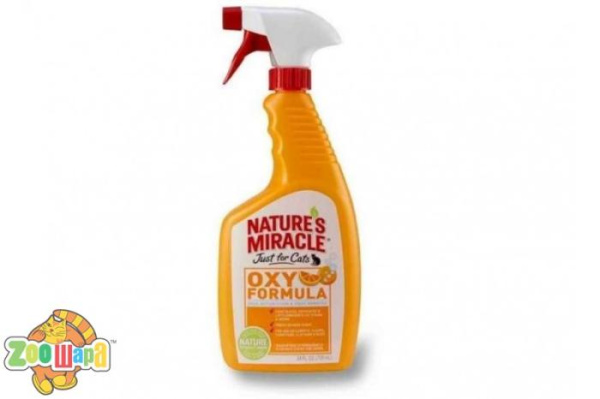 8in1 Уничтожитель пятен и запахов «Оранж-Окси» для котов 709 ml.  Nature's Miracle (Нейчерс Миракл) -   Set-In Stain Destroyer Oxy Formula