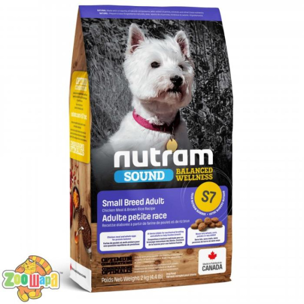 NUTRAM S7_Sound Balanced Wellness Small Breed Adult Dog холістик корм для соб дрiб. порiд, 320g