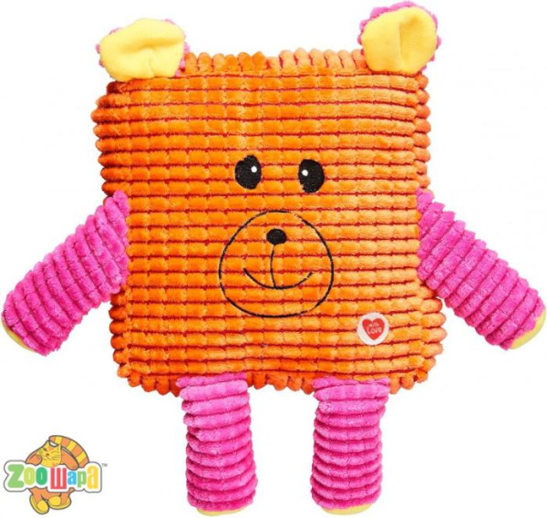 Gimpet Іграшка GimDog для собак Мордочки Кадлі Кьюбс помаранчевий тканина 30см арт.80744 оранж. (G-80744 оранж.), (1111160373)