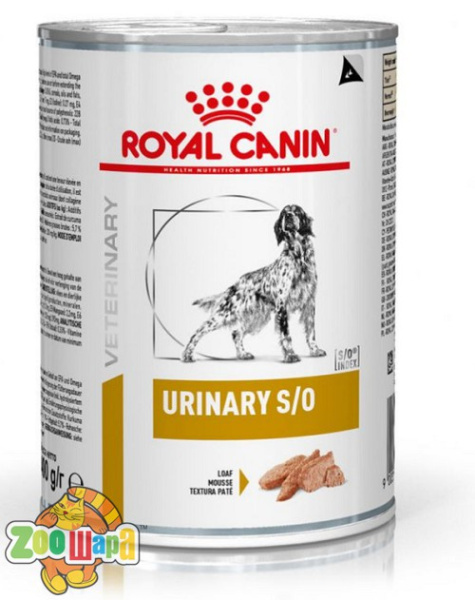 Royal Canin (Роял Канин) Консервы для собак при заболеваниях дистального отдела мочевыделительной системы URINARY CANINE 410г