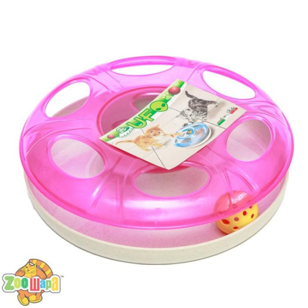 Georplast Іграшка для котів Ufo два м’яча, 25x8 см