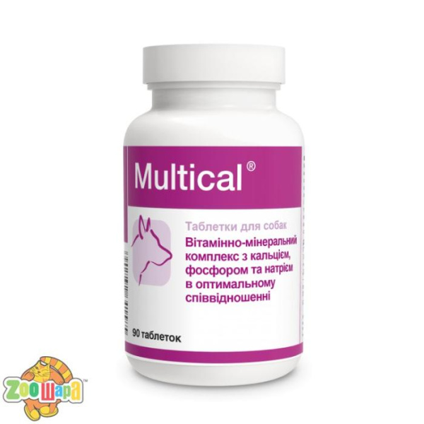Dolfos Мультикаль (1т / 10кг), 90 таблеток -для собак