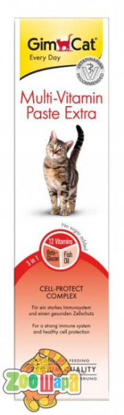 Gimpet Вітаміни GimCat для котів ГімКет Евері Дей Мультивітамін Екстра паста 200г арт.401898 (G-401898/421643), (1111138138)