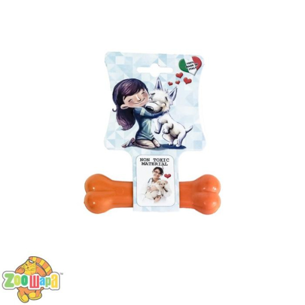 Georplast Іграшка-кістка для собак Slurpy-Toy 1, 12x3,5x2 см