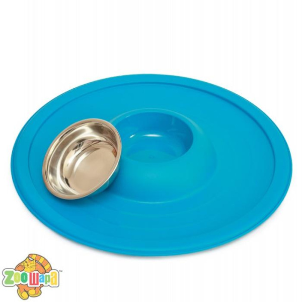 Georplast Миска металева з м'яким ковриком, антибруд, Volcano, 36 см