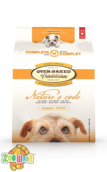 Oven-Baked Tradition Canada. Holistic - Nature’s Code сухой корм для щенков со свежего мяса курицы 11,34 кг