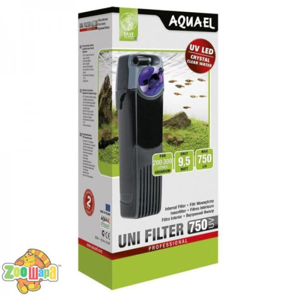 Aquael Фильтр UNIFILTER 750  UV (107403 /3380), (1111113191)