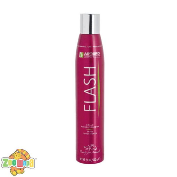Artero Спрей для блиску Flash Artero, з ефектом кондиціонування, для собак та котів, 300 мл
