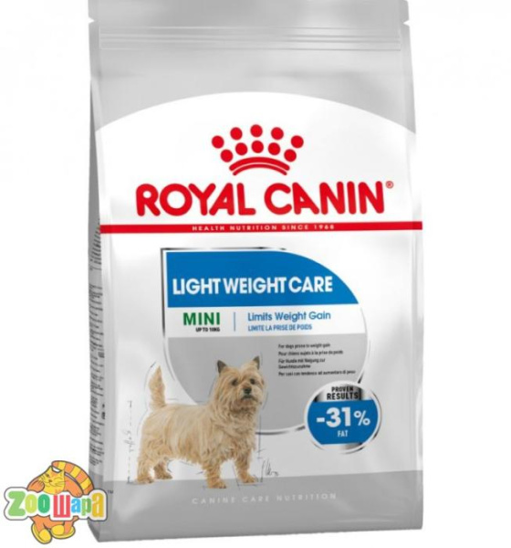 Royal Canin (Роял Канин) Сухой корм для собак мелких пород склонных к избыточному весу MINI LIGHT WEIGHT CARE  800г