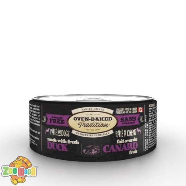 Oven-Baked Tradition  Canada. Holistic - беззерновой паштет для собак со свежим мясом утки 156г