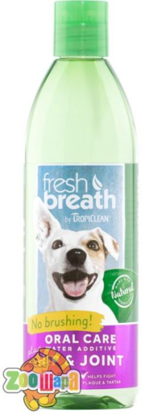 TropiClean Добавка у воду "Підтримка суглобів", з глюкозаміном, для собак, 473 мл