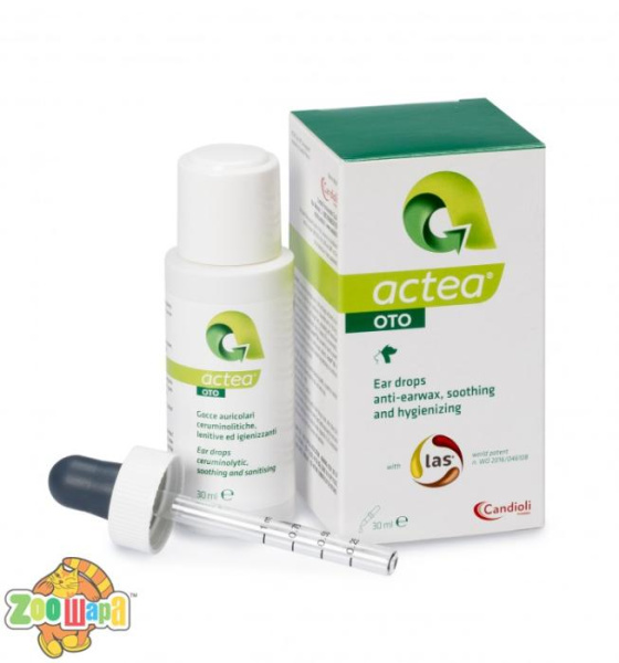 Candioli Актеа ОТО 30 мл - краплі для вух собак і котів
