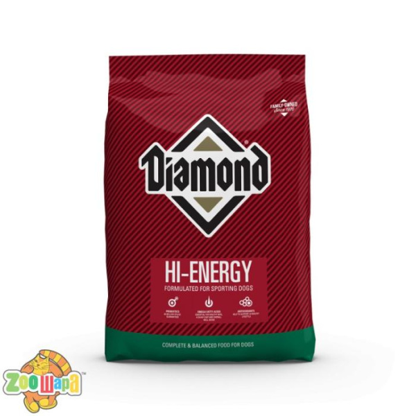 Nutra DIAMOND HI ENERGY для взрослых активных собак, 22,68 кг
