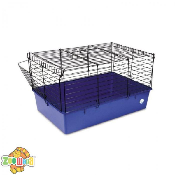 Природа Клетка д/грыз "Кролик" 70 черная/синяя  70*45*40 (PR241507), (1111159137)