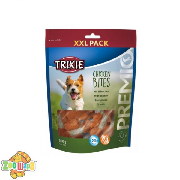 Trixie Лакомство для собак PREMIO Chicken Bites XXL Pack косточки с курицей (300 г) (31802), (1111140893)
