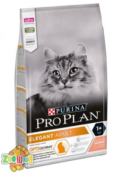 Pro Plan (Проплан) Elegant  c лососем, для чуствительной кожи и выведения шерсти 1,5 кг