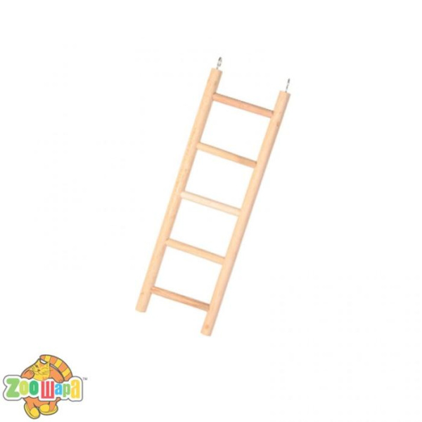 Trixie Лесенка для птиц - корелл и длиннохвостых попугаев (45 см, 5 ступенек) натуральное дерево (5818), (1111113750)