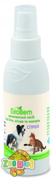 ЕкоВет Спрей Природа для котів та собак репелентний 100мл арт.PR241113 (PR241113), (1111155033)
