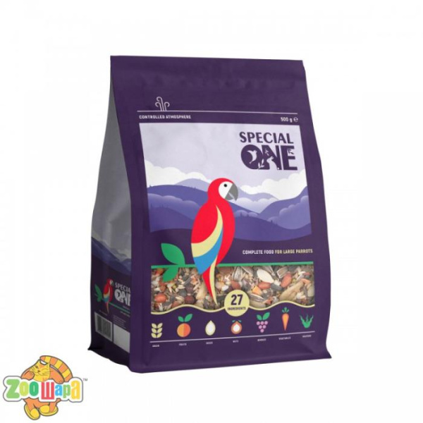 Speciаl One Полнорационный корм для больших попугаев,  500 г (PR242125), (1111164474)