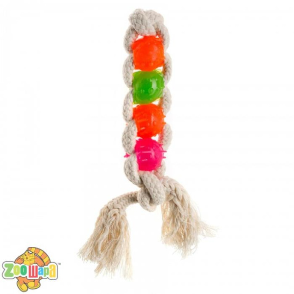 Comfy Іграшка Comfy для собак Mint Dental Toother для чищення зубів канат з кільцями 4шт гума котон арт.113400 (113400*****), (1111140305)